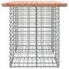 Hagebenk gabiondesign 100x70x72 cm heltre douglasgran