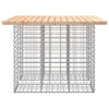 Hagebenk gabiondesign 100x102x72 cm heltre furu