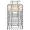 Hagebenk gabiondesign 183x41x60,5 cm heltre furu