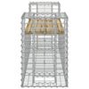 Hagebenk gabiondesign 183x41x60,5 cm impregnert furu