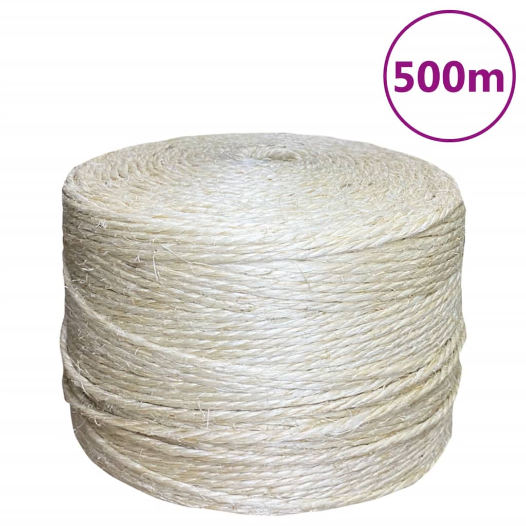 Tau 100% sisal 4 mm 500 m