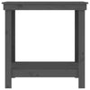 Arbeidsbenk grå 80x50x80 cm heltre furu