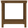 Arbeidsbenk honningbrun 80x50x80 cm heltre furu