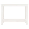 Arbeidsbenk hvit 110x50x80 cm heltre furu