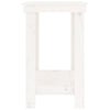 Arbeidsbenk hvit 110x50x80 cm heltre furu