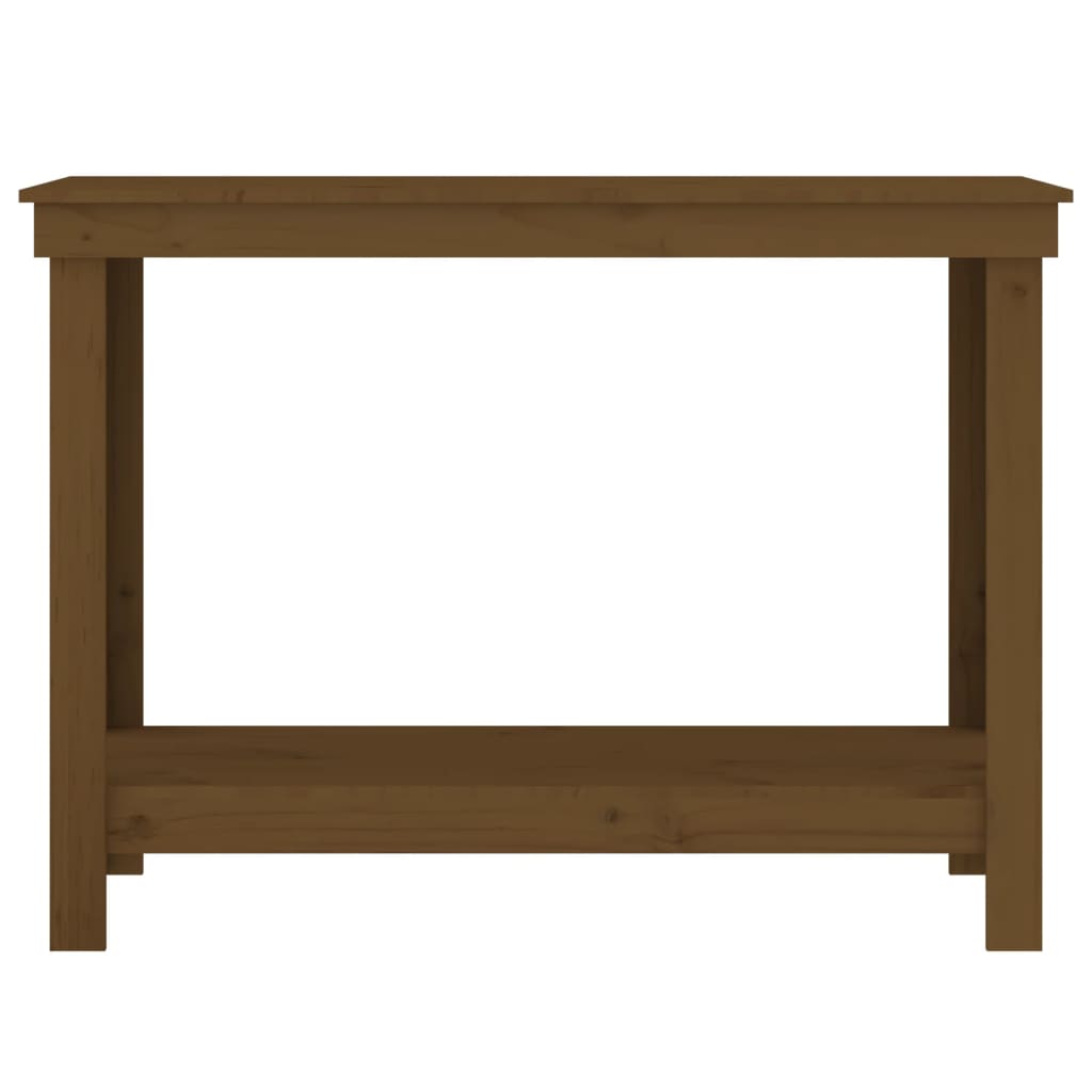 Arbeidsbenk honningbrun 110x50x80 cm heltre furu