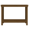 Arbeidsbenk honningbrun 110x50x80 cm heltre furu