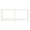 Arbeidsbenk hvit 180x50x80 cm heltre furu