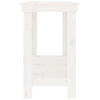 Arbeidsbenk hvit 180x50x80 cm heltre furu
