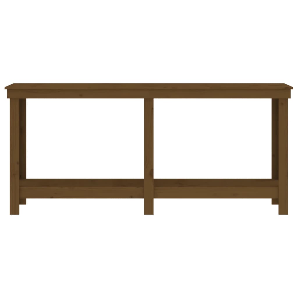 Arbeidsbenk honningbrun 180x50x80 cm heltre furu