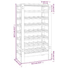 Vinstativ 61,5x30x107,5 cm heltre furu