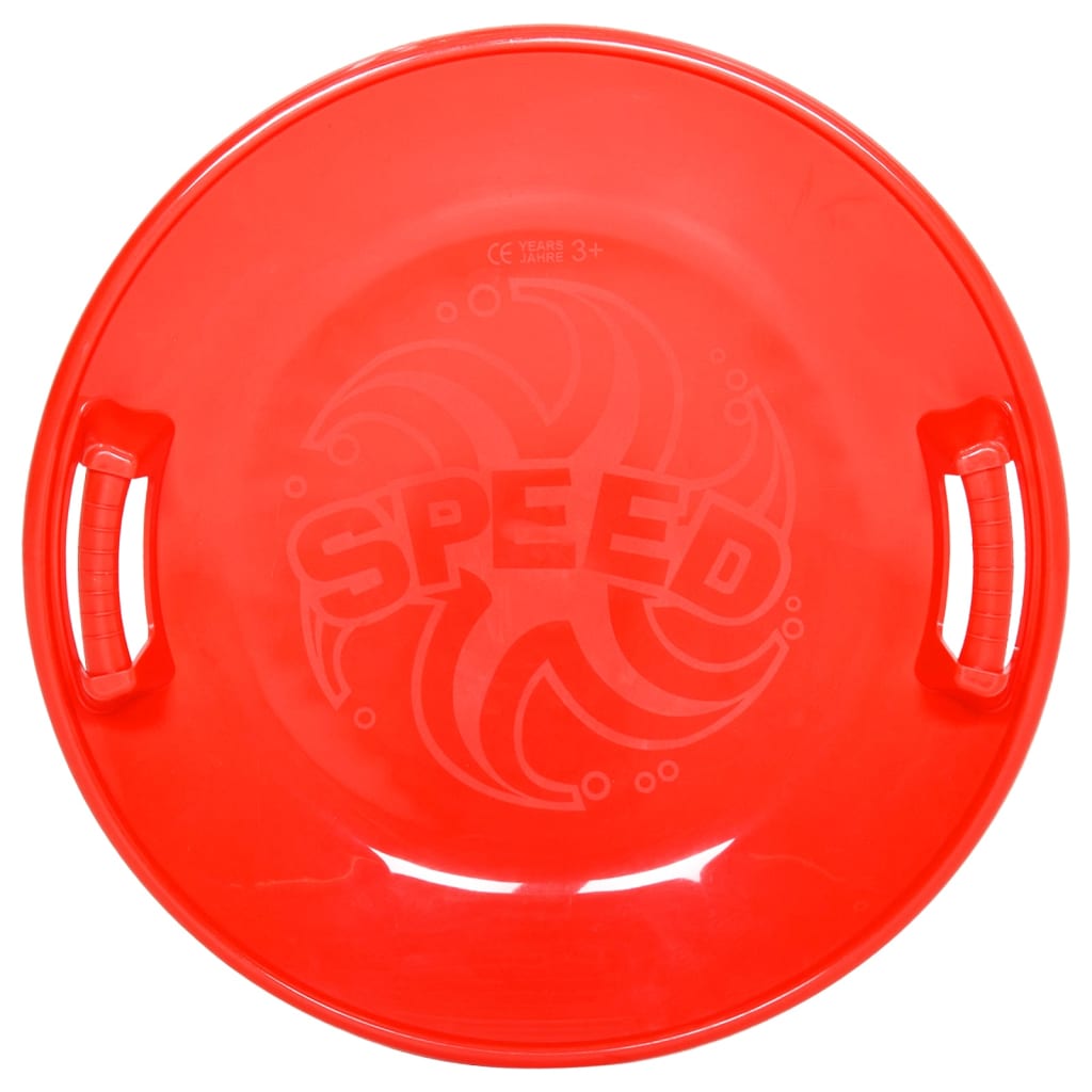 Rundt akebrett rød 66,5 cm PP