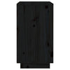 Vinhylle svart 55,5x34x61 cm heltre furu