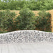 Gabionkurver buede 7 stk 400x50x40/60 cm galvanisert jern