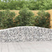 Gabionkurver buede 3 stk 400x50x60/80 cm galvanisert jern