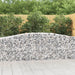Gabionkurver buede 7 stk 400x50x80/100 cm galvanisert jern