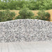 Gabionkurver buede 7 stk 400x50x100/120 cm galvanisert jern