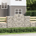 Gabionkurver buede 8 stk 200x50x120/140 cm galvanisert jern