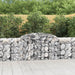 Gabionkurver buede 11 stk 300x50x80/100 cm galvanisert jern