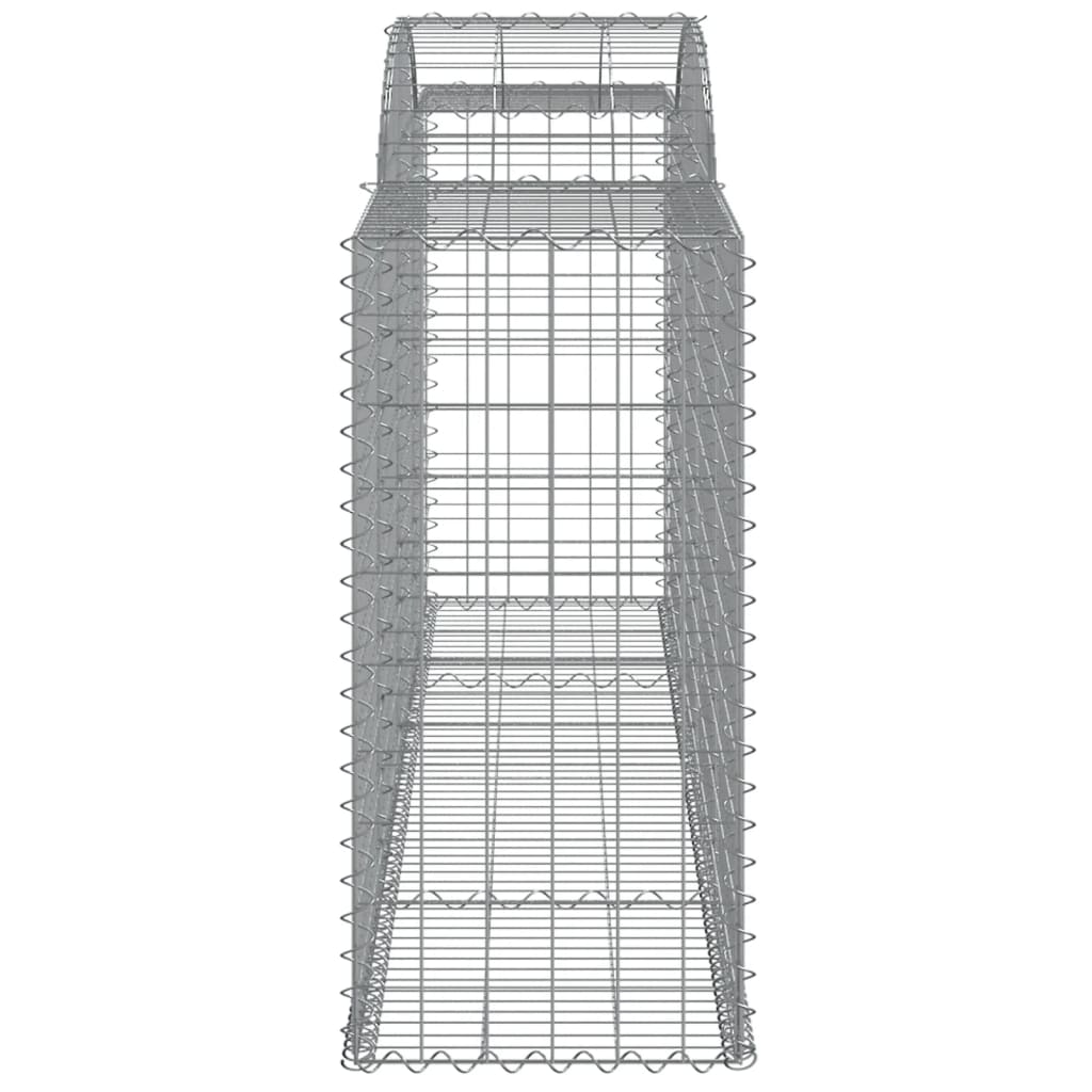 Gabionkurver buede 11 stk 300x50x100/120 cm galvanisert jern