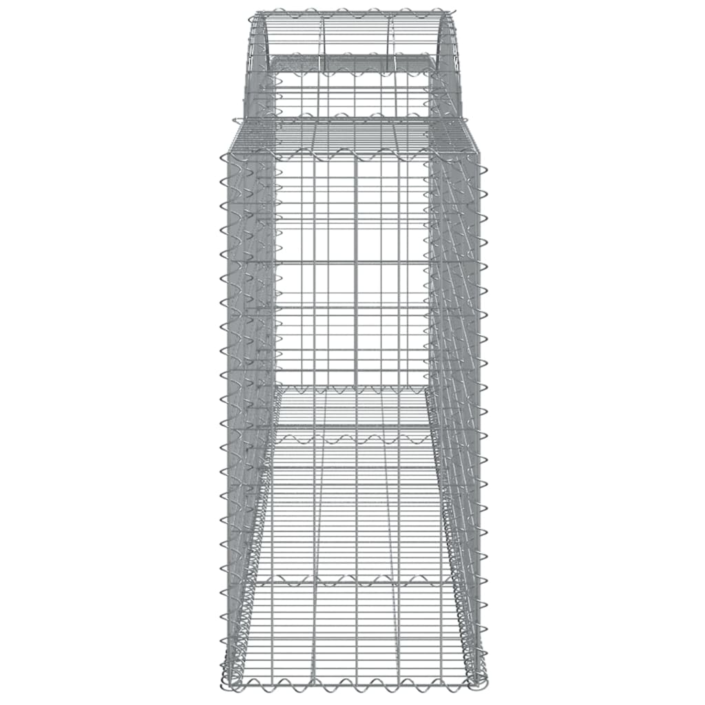 Gabionkurver buede 30 stk 300x50x100/120 cm galvanisert jern