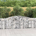 Gabionkurver buede 25 stk 400x30x100/120 cm galvanisert jern