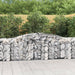Gabionkurver buede 6 stk 400x50x80/100 cm galvanisert jern