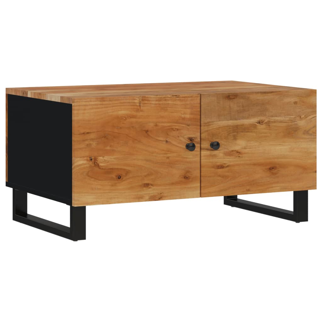 Salongbord 80x50x40 cm heltre akasie og konstruert tre
