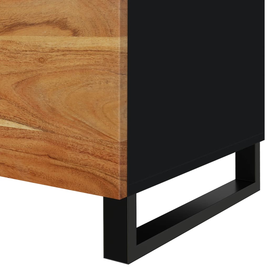 Salongbord 80x50x40 cm heltre akasie og konstruert tre