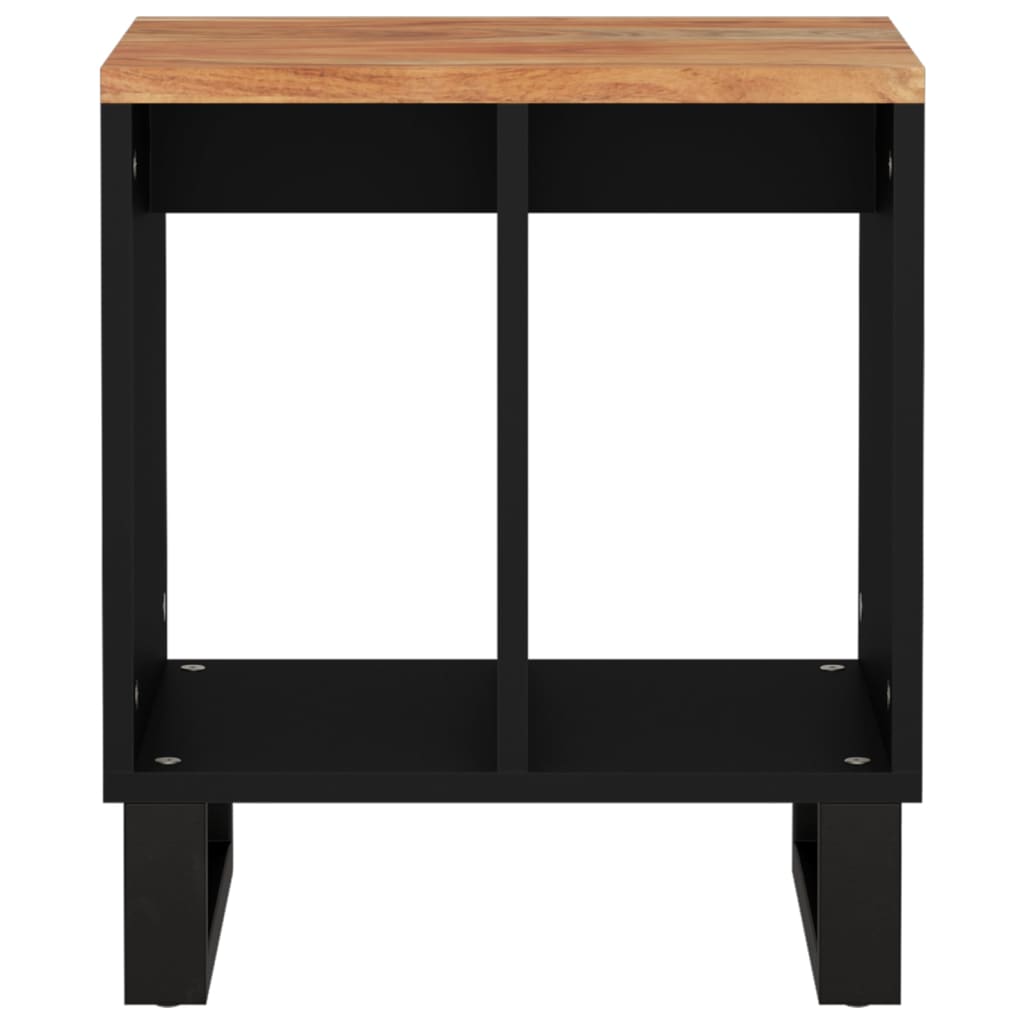 Sidebord 40x31x46 cm heltre akasie og konstruert tre