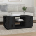 Salongbord svart 90x49x40,5 cm heltre furu