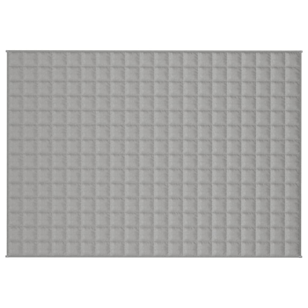Vektdyne grå 138x200 cm 6 kg stoff