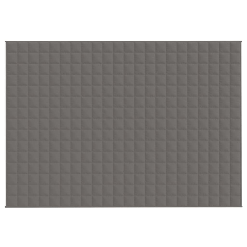 Vektdyne grå 155x220 cm 7 kg stoff