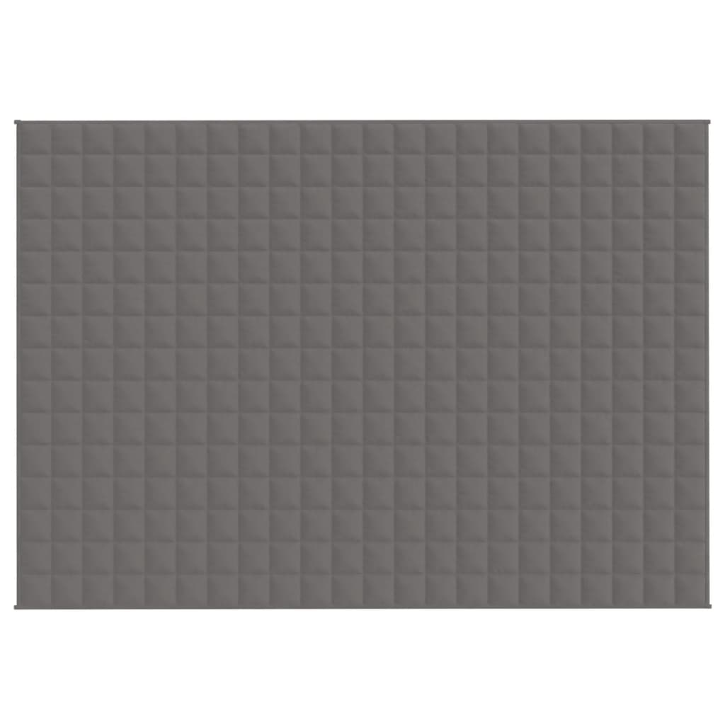 Vektdyne grå 155x220 cm 11 kg stoff