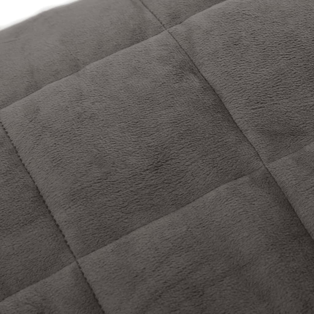 Vektdyne grå 155x220 cm 11 kg stoff