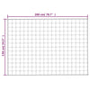 Vektdyne kremhvit 138x200 cm 10 kg stoff