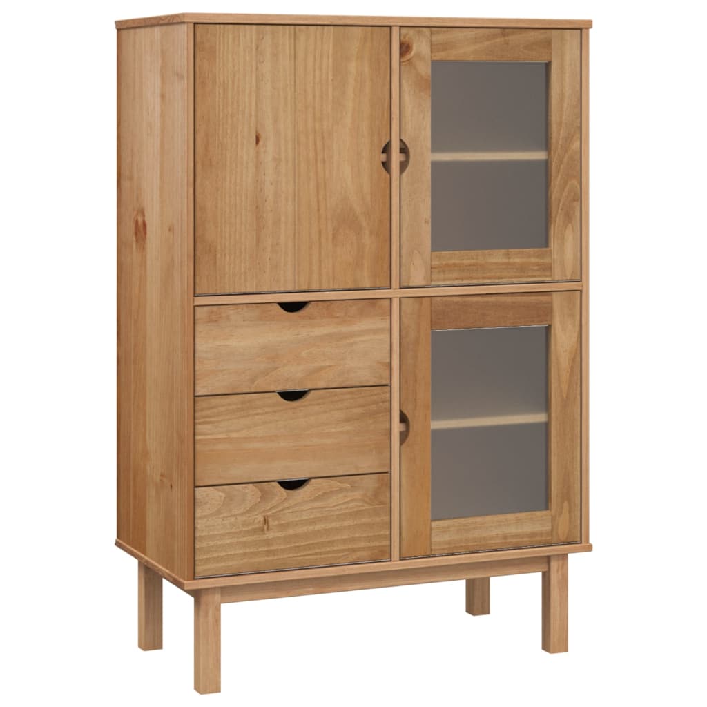 Highboard OTTA 85x43x125 cm heltre furu