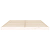 Sengeramme hvit 150x200 cm King Size heltre furu