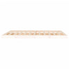 Sengeramme hvit 150x200 cm King Size heltre furu