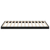 Sengeramme svart 100x200 cm heltre furu