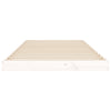 Sengeramme hvit 90x200 cm heltre furu
