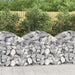Gabionkurv buet 100x30x80/100 cm galvanisert jern