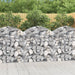 Gabionkurv buet 100x30x100/120 cm galvanisert jern