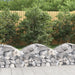 Gabionkurv buet 100x50x40/60 cm galvanisert jern