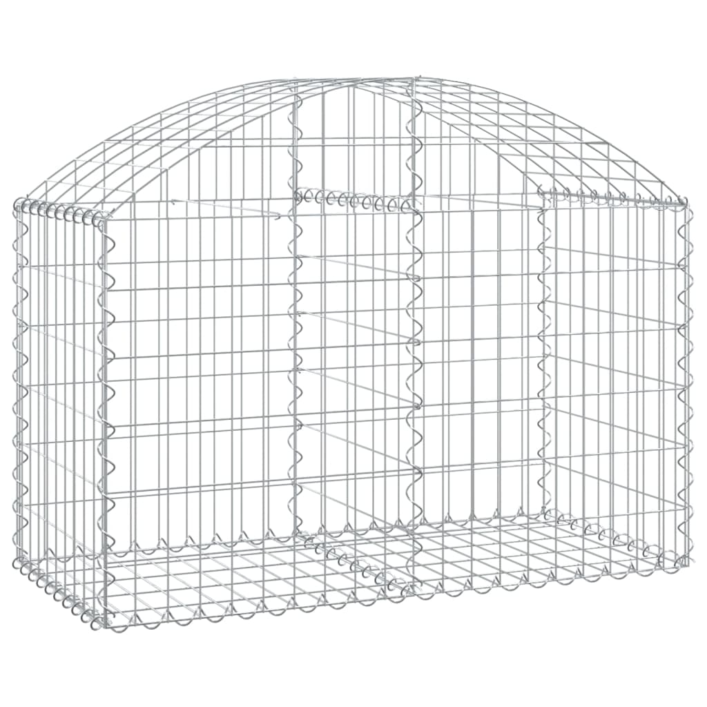 Gabionkurv buet 100x50x60/80 cm galvanisert jern