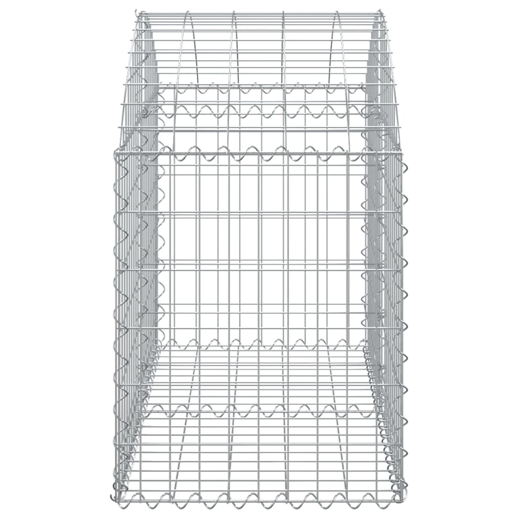 Gabionkurv buet 100x50x60/80 cm galvanisert jern
