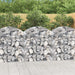 Gabionkurv buet 100x50x100/120 cm galvanisert jern