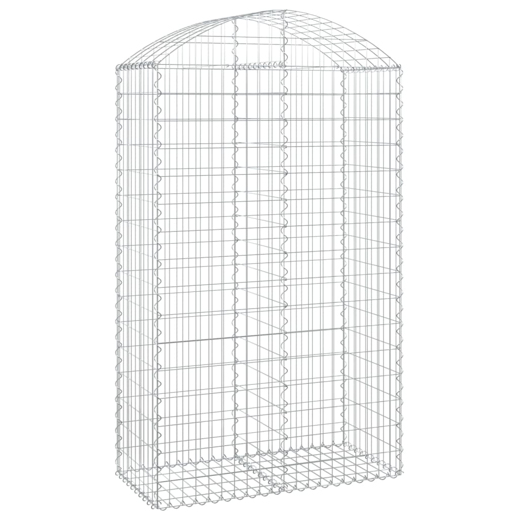 Gabionkurv buet 100x50x160/180 cm galvanisert jern