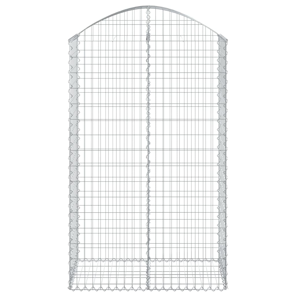 Gabionkurv buet 100x50x160/180 cm galvanisert jern