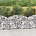 Gabionkurv buet 150x30x80/100 cm galvanisert jern